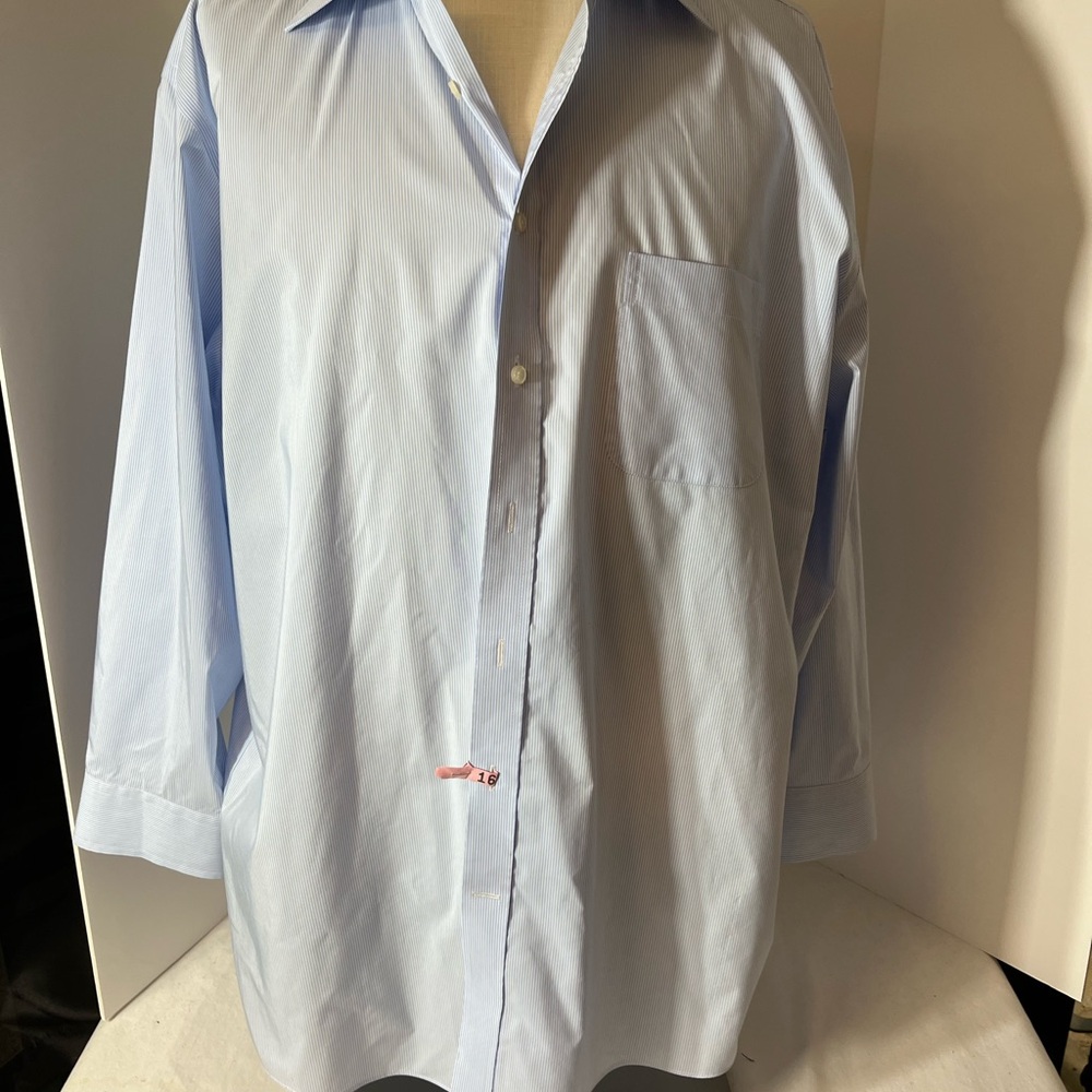 Stafford Blue Dress Shirt Classic Button-Down